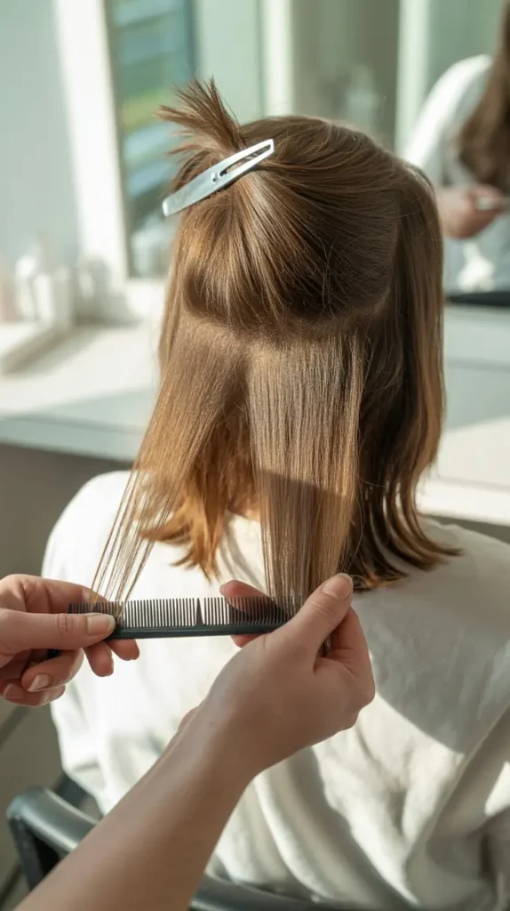 Step 2: Sectioning The Hair