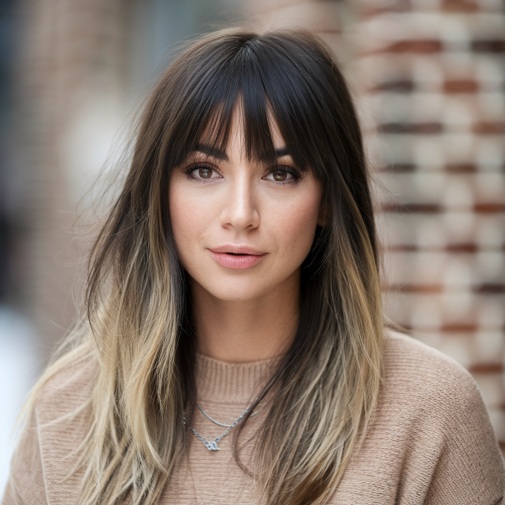 How to Cut Curtain Bangs at Home