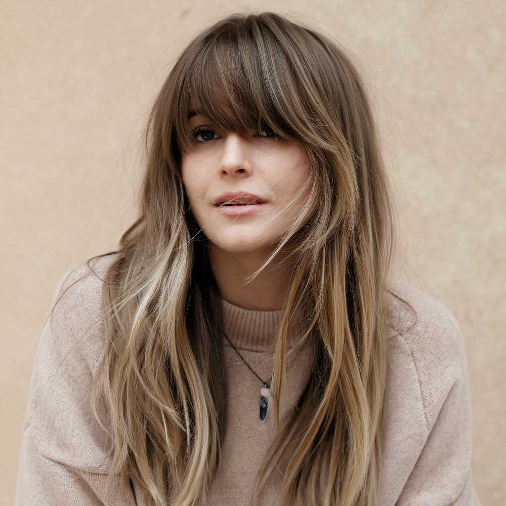 How to Cut Curtain Bangs at Home