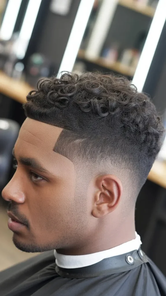 Haircuts for Curly Hair Men: The Mid Fade Curls