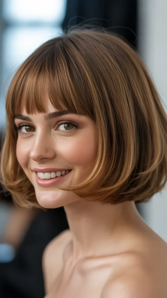Bob with Bangs Thin Hair