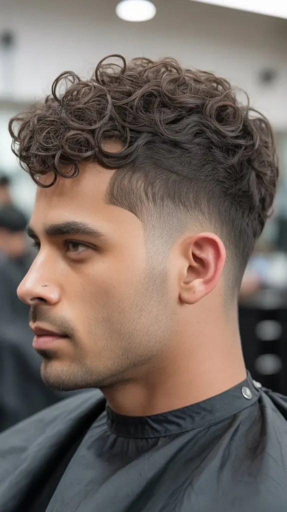  Textured French Crop for Curly Hair