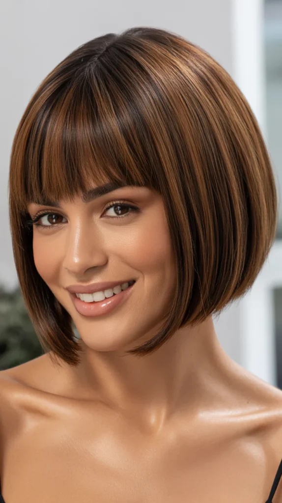 Bob With Bangs Quick Weave