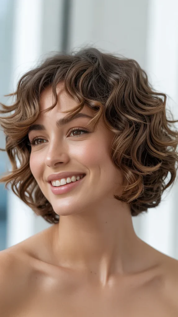 Curly Short Bob Haircuts