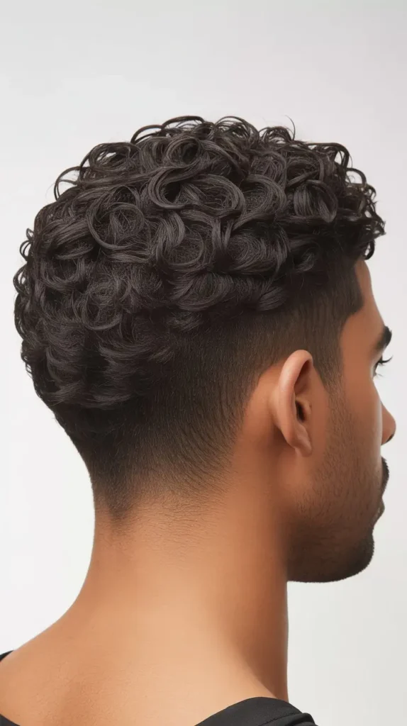 Short Haircuts for Men: The Curly Caesar Cut