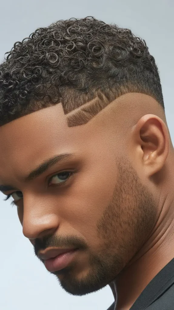 Short Curly Hair Men: The Undercut