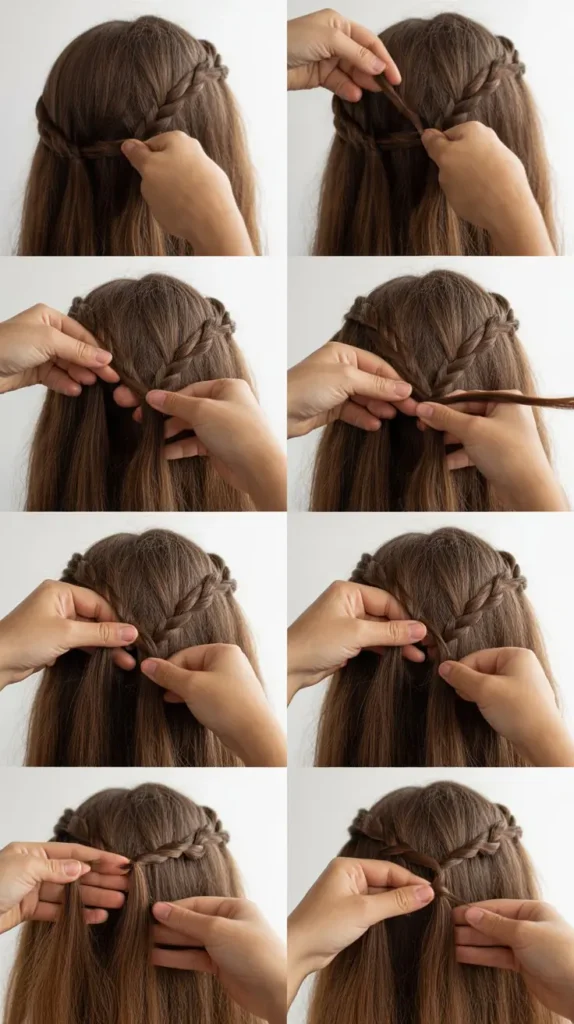 Braiding Down The Head