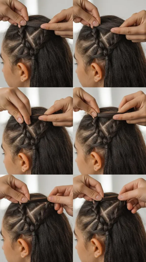 Starting The Dutch Braid