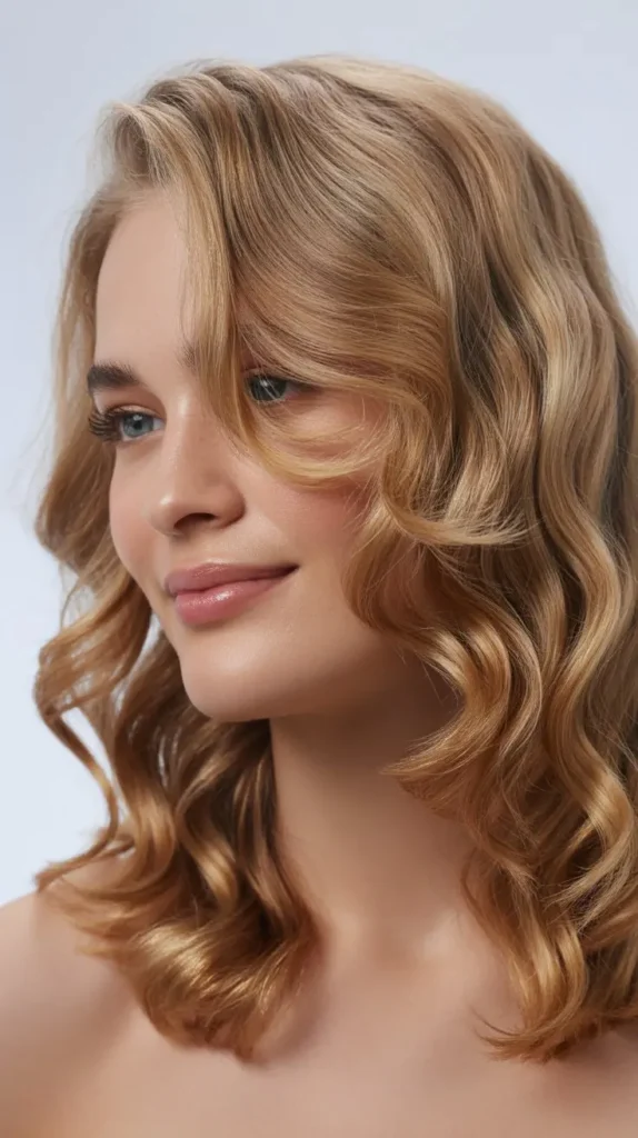 Loose Curls for Medium-Length Hair with a Flat Iron