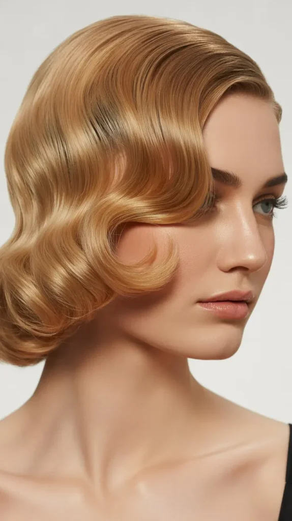 Retro Side-Part Wig Hairstyles