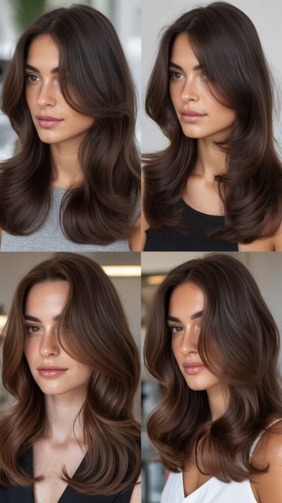 Rich Chocolate Brown Hair Color Ideas for Dark Hair