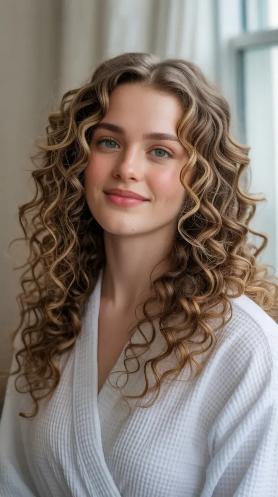 Overnight Robe Method for Beautiful Heatless Curls