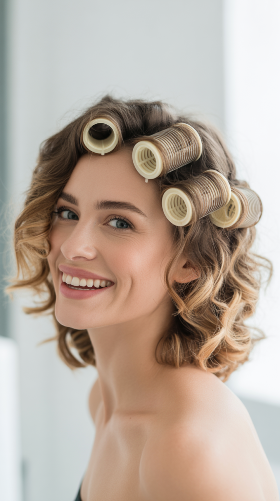 How to Use Velcro Rollers for Loose Curls