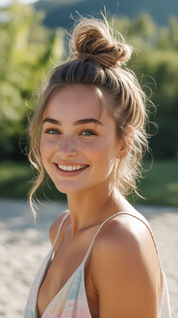 Effortless Top Knots for Summer