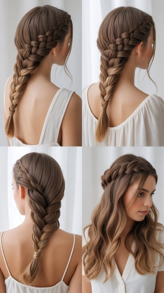 Step-by-Step Tutorial for Perfect Side-Part Braids