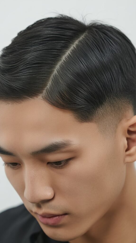 Korean Men’s Haircuts with Side Part