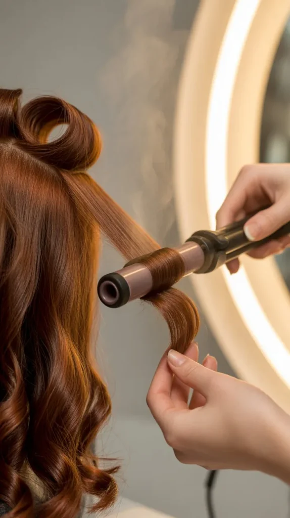Curl Your Hair in Small, Controlled Movements