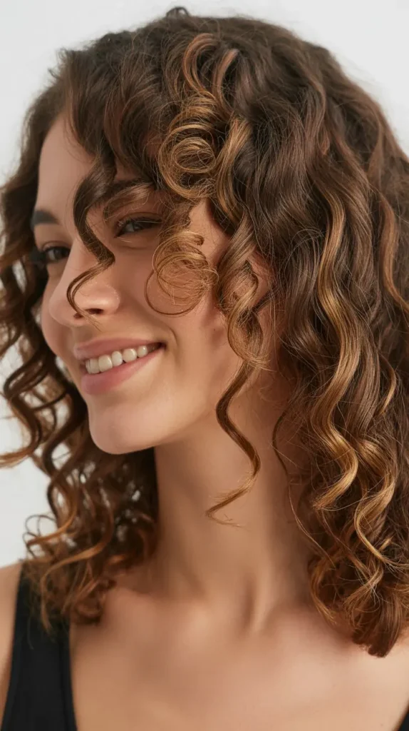 Natural Loose Curls for Medium Hair
