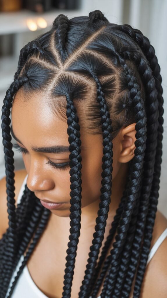  Beautifully Twisted Feed-In Knotless Braids for an Elegant Look!