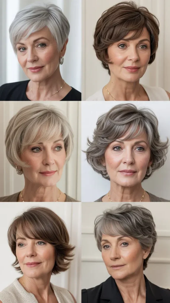 Trendy Very Short Hairstyles for Women Over 60