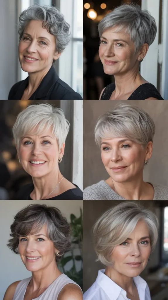 Fabulous Short Pixie Hairstyles for Women Over 60