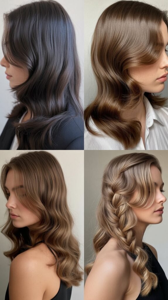 Side Part Hairstyles for Long Hair