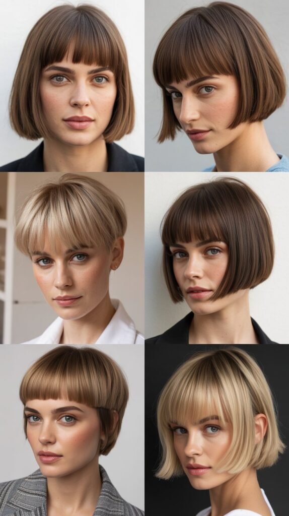 Short Haircuts with Bangs for Straight Hair