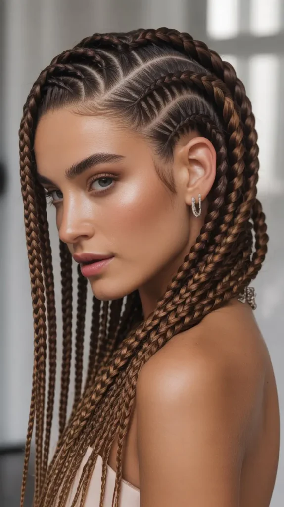  Versatile Side Part Knotless Braids Styles to Explore