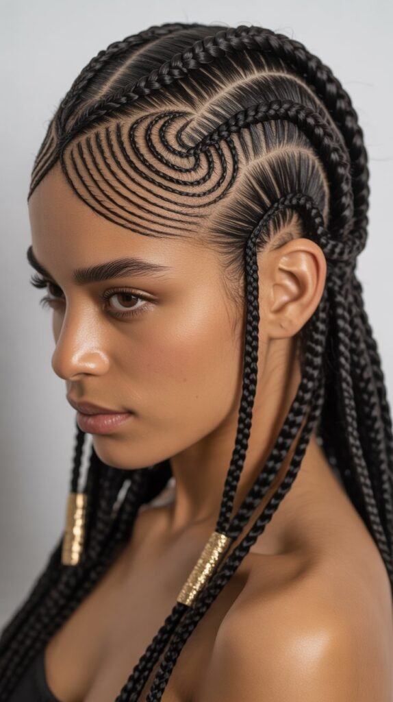 Scalp Braids for Black Women: Creative and Artistic Designs