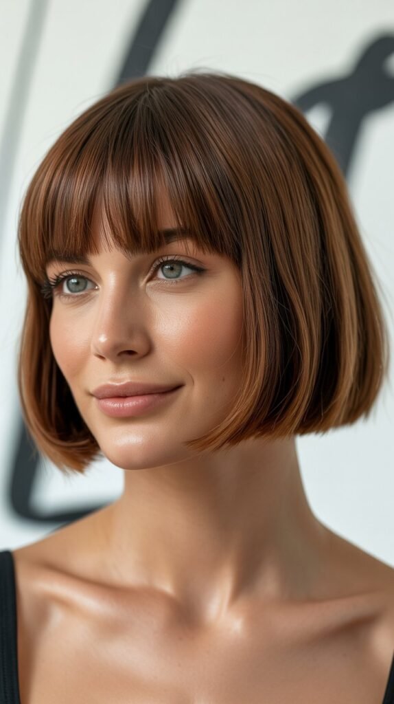 Short Haircuts with Bangs for woman