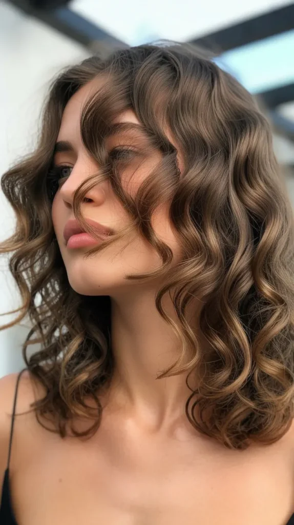 Loose Curls for Medium-Long Hair
