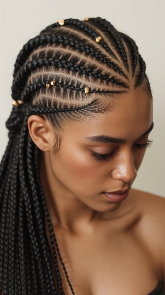 Boho Scalp Braids for Black Women