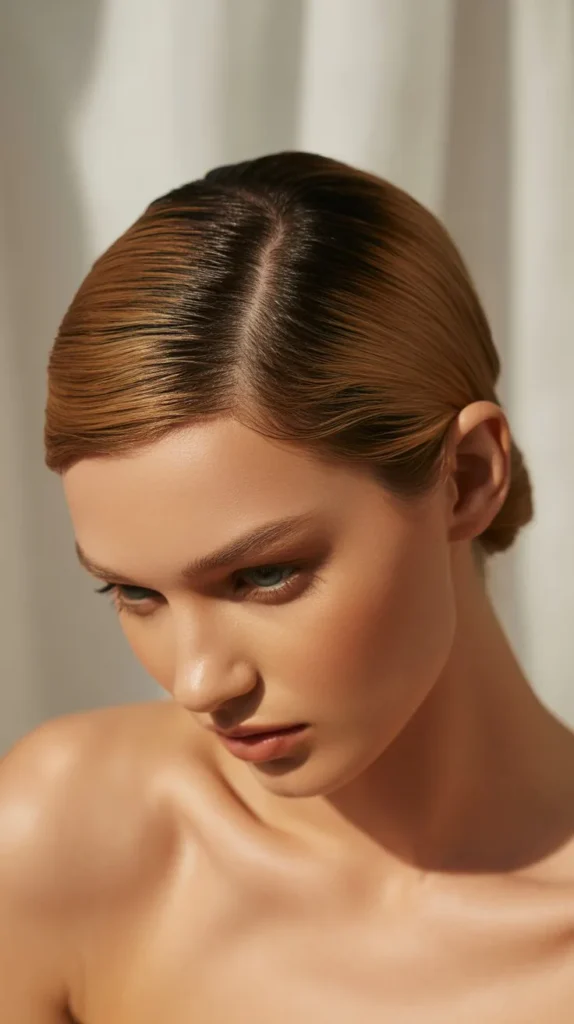 Slicked-Back Side-Part Wig Hairstyles