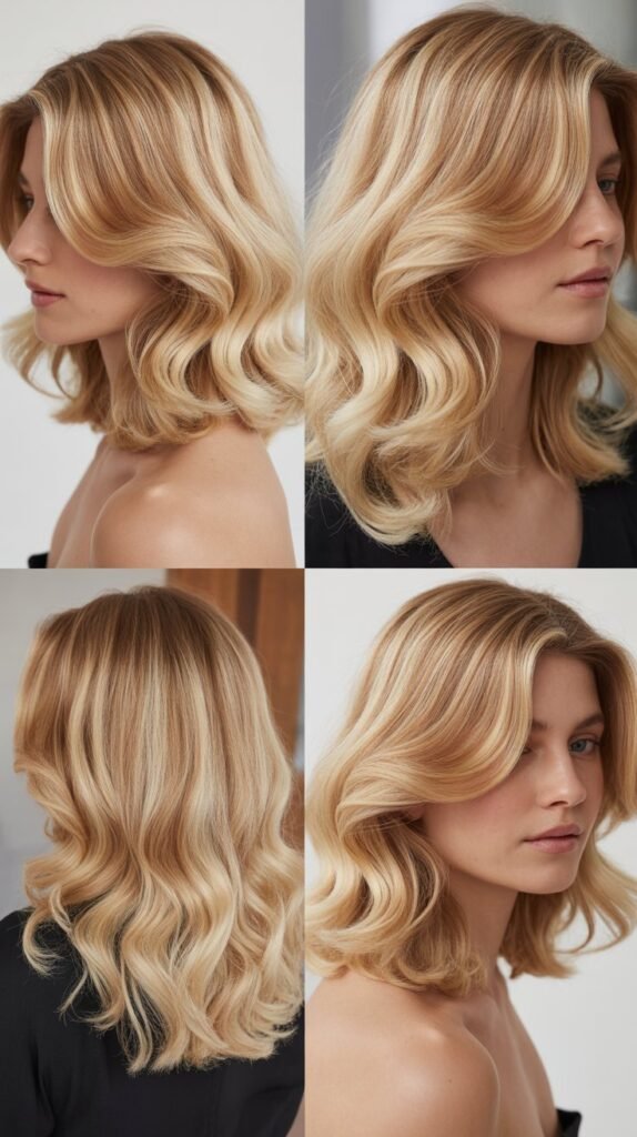 Chic Blonde Hair Color Ideas for Medium Length Hair