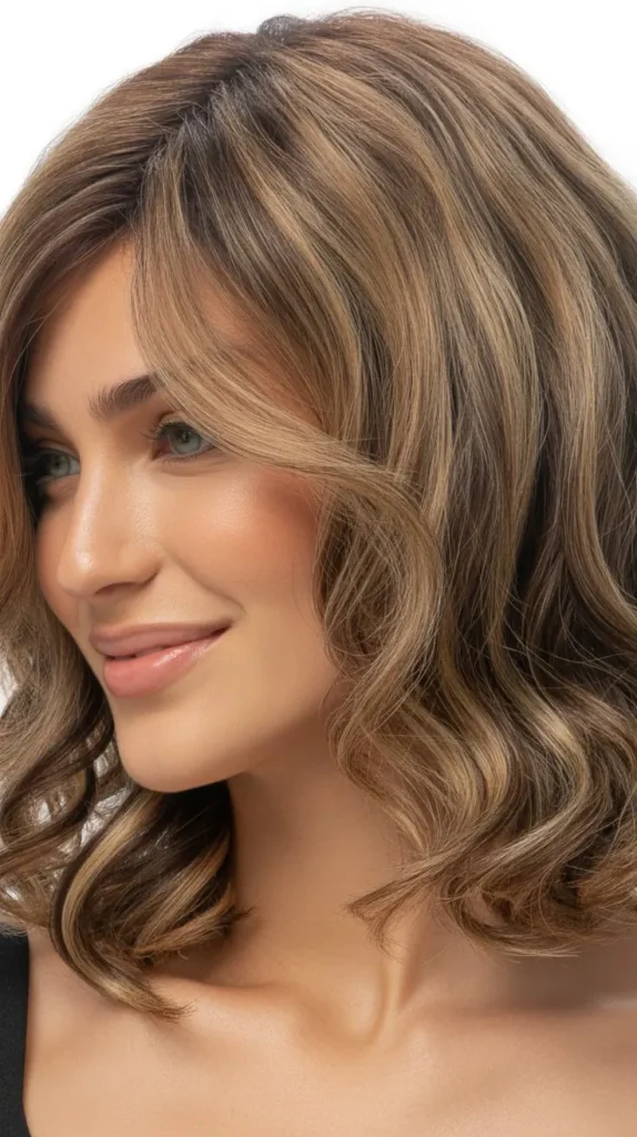 Textured Crimped Side-Part Wigs