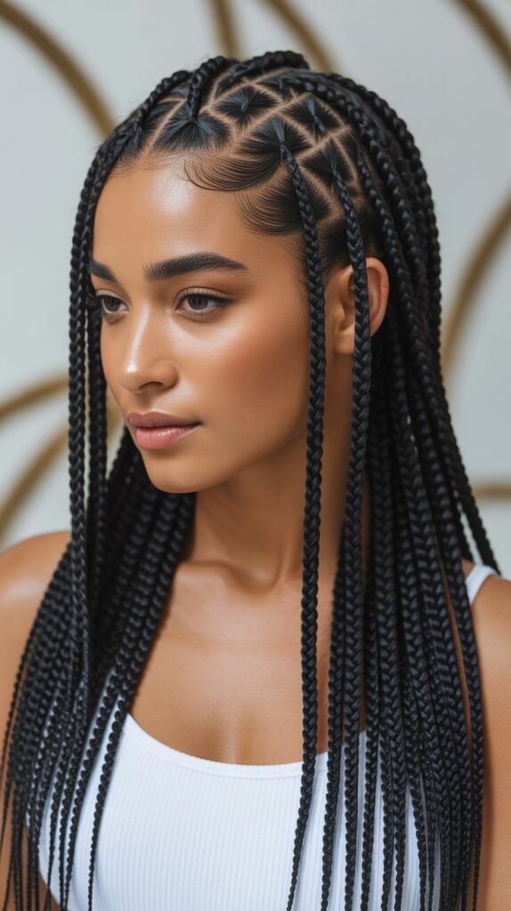 Gorgeous Knotless Braids Feed-In Ideas to Transform Your Look!