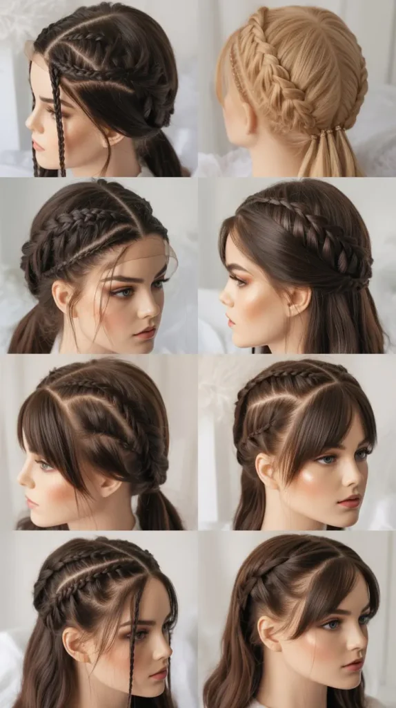 Braided Side-Part Wig Styles