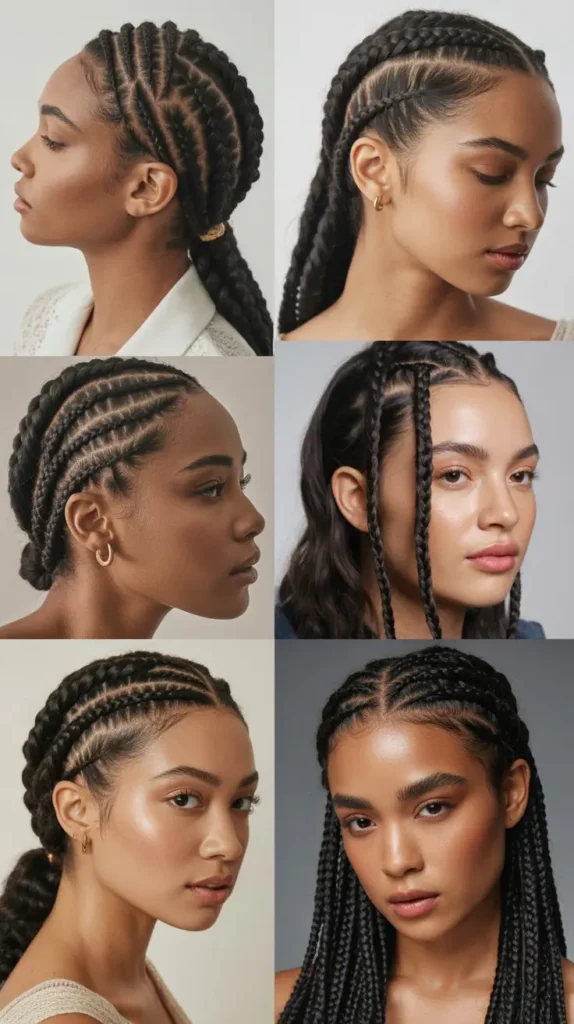 Knotless French Braid Hairstyles for Black Women