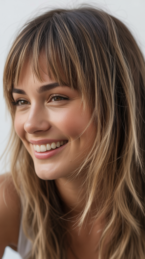 Choppy Bangs Hairstyle