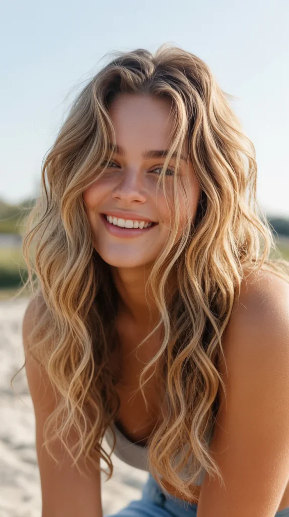 Messy Waves for a Casual Summer Look