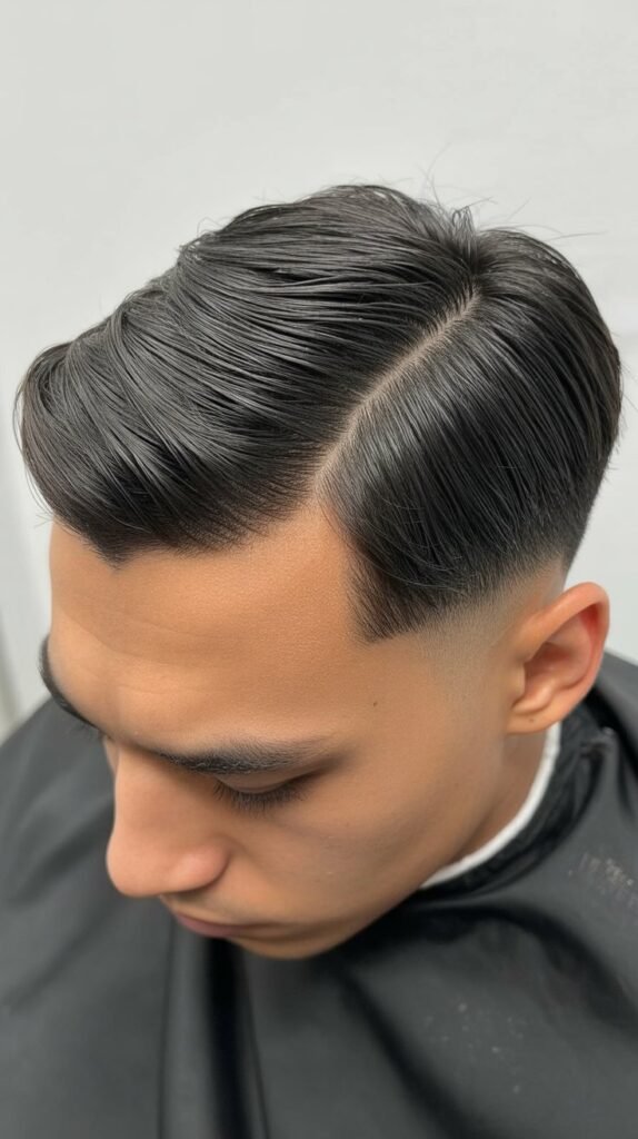 Long Side Part Men’s Haircuts