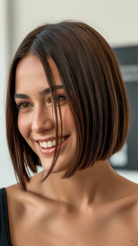 Chin-Length Angular Cut