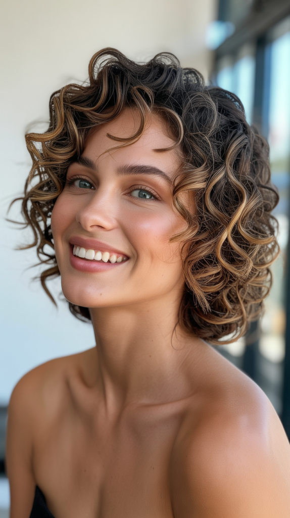 Loose Curls Hairstyles for Short Hair