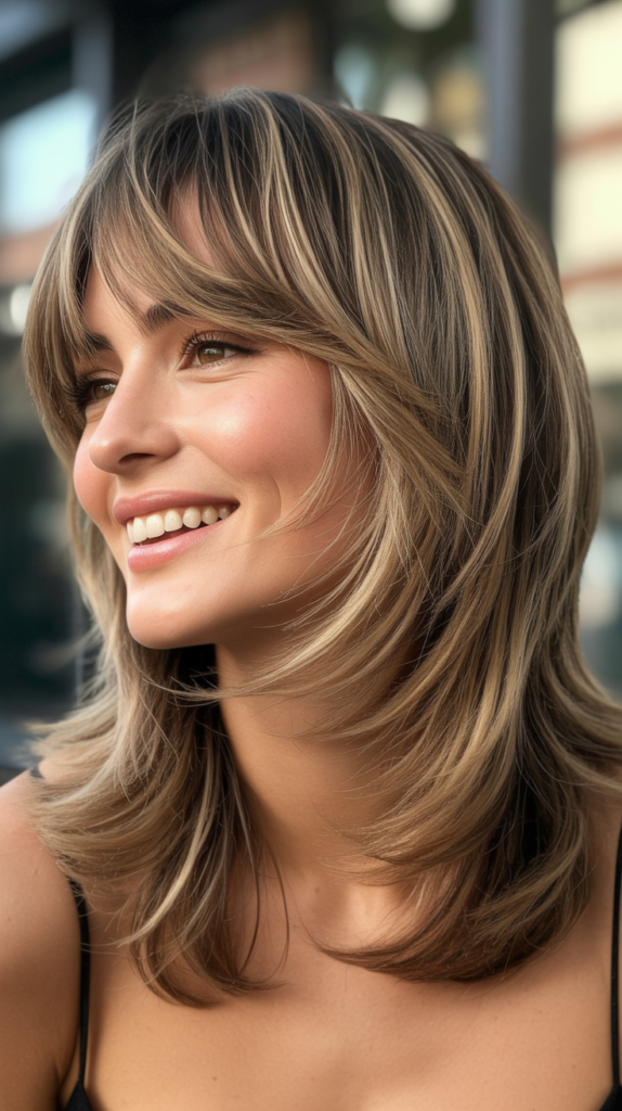 Medium Shag Hairstyles, No Bangs, Short: Effortlessly Chic