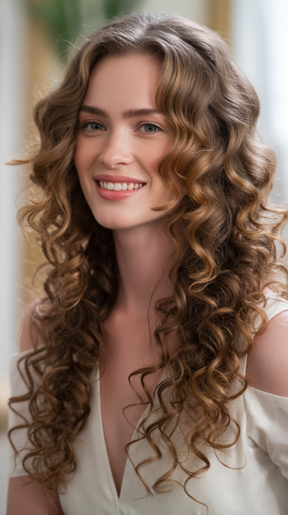 Soft Curls for Long Hair, Formal Event Style