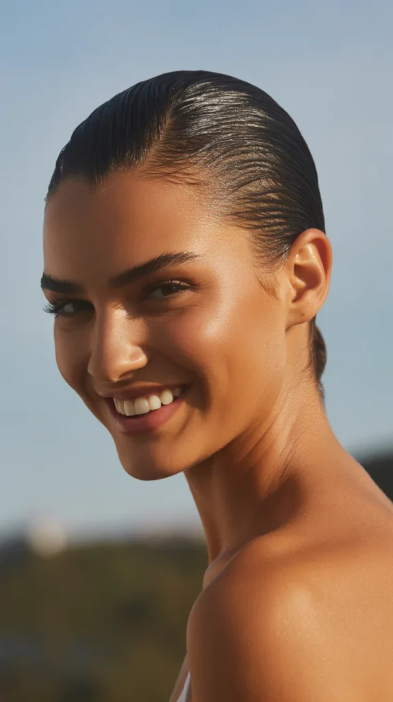 Slicked-Back Summer Styles for a Bold Look