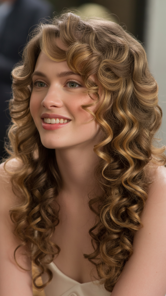 Soft Curls for Long Hair, Prom Look