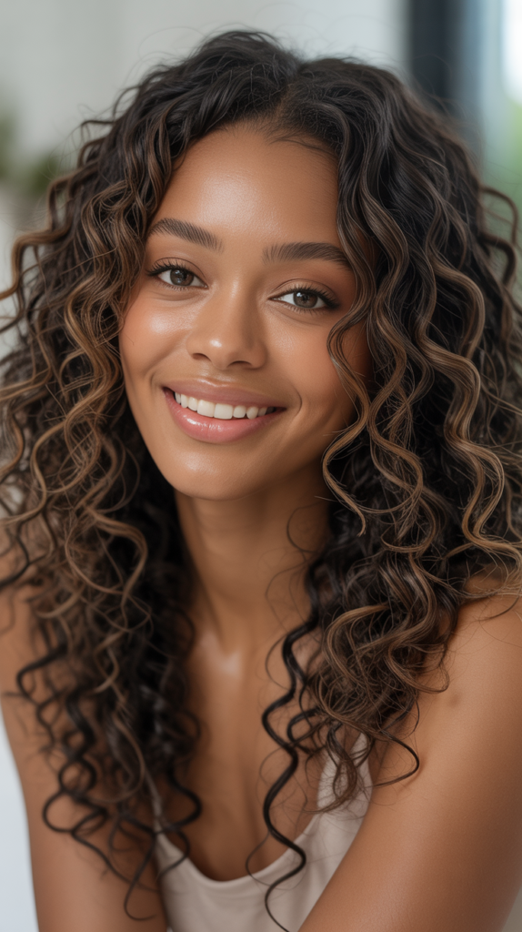 Loose Curls Hairstyles for Black Women