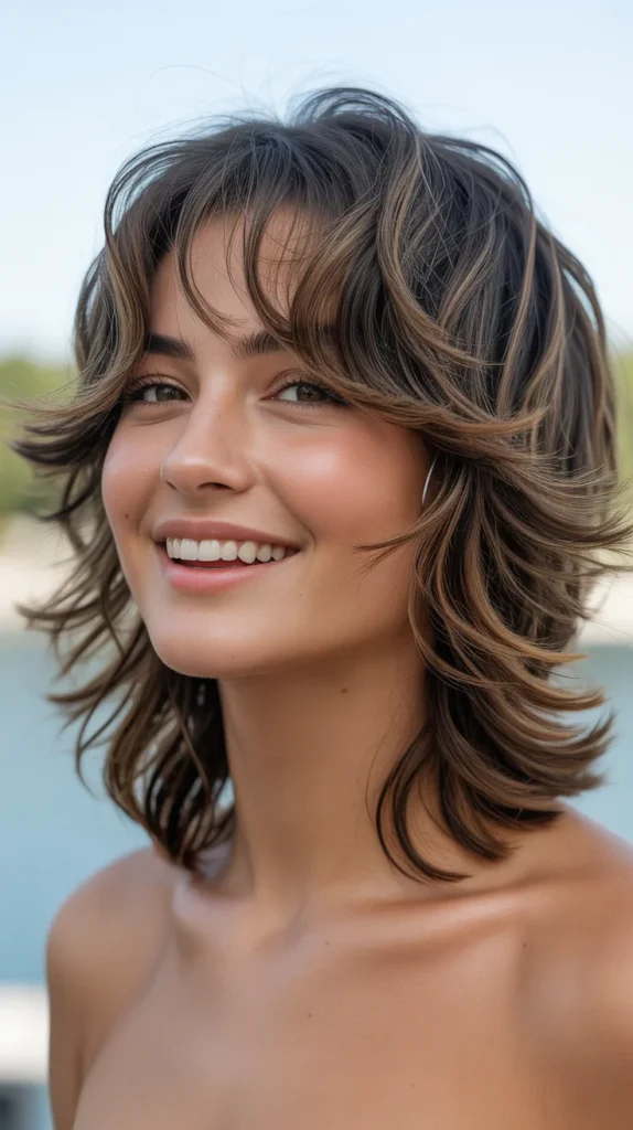 The Trendy Shag Haircut for a Modern Summer Look