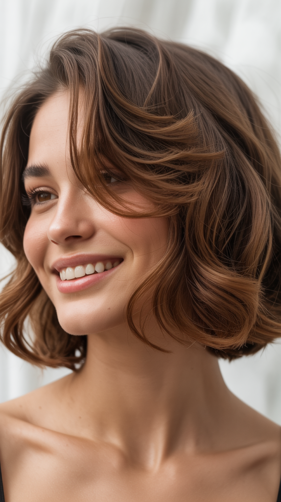 Chin-Length Tousled Waves